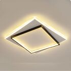 Luminária De Led De Sobrepor Dois Quadrados 33w  Bivolt 3 Em 1