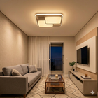 Luminária De Led De Sobrepor Quadrada Bivolt 32w 3 Em 1 Com L