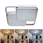 Luminária De Led De Sobrepor Quadrada Bivolt 32w 3 Em 1 Com L