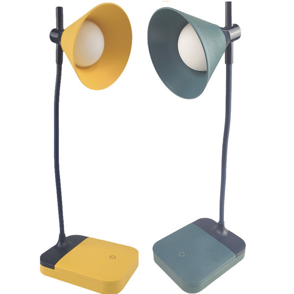 Luminaria De Mesa 2 Unds Exotica Touch Articulada Retro Abaju