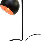 Luminária De Mesa Abajour Escritório Preta Coconut