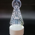 Luminária De Mesa Abajur 3d Nossa Senhora Aparecida Led 4w 5v