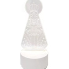 Luminária De Mesa Abajur 3d Nossa Senhora Aparecida Led 4w 5v