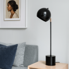 Luminária de Mesa Abajur Aniston Preta