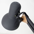 Luminária De Mesa Abajur Articulada Preto Com Cobre  + Lâmpad