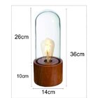 Luminária De Mesa Abajur De Mesa Cilíndrico Bivolt Madelustre