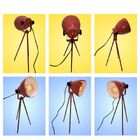 Luminaria De Mesa Abajur Em Aco Com Tripé Foco Direcionavel