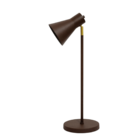 Luminária de Mesa Abajur Emma Marrom Cortem