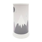 Luminária De Mesa Abajur Hug Montanhas 1e27 24 5cm Decor Fun