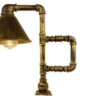 Luminária De Mesa Abajur Industrial Metal Bronze 45 5cm 1e27