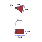 Luminaria De Mesa Abajur Retro Exotica Touch Articulada Flexi