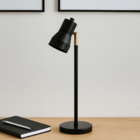 Luminária de Mesa Abajur Robbie Preto