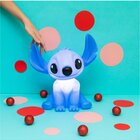 Luminária De Mesa Abajur Stitch Azul Disney
