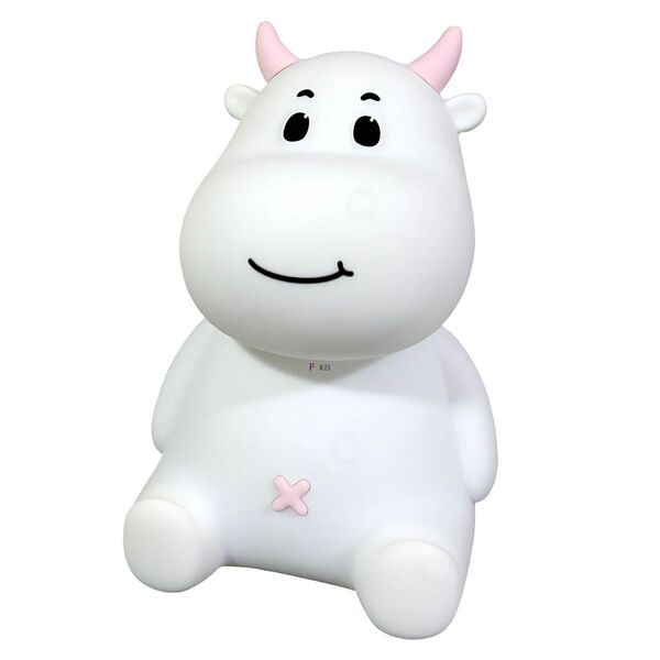 Luminária De Mesa Abajur Tocatoca Vaca Led 1 2w 5v