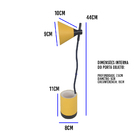 Luminaria De Mesa Abajur Touch Led Flexivel Porta Objetos