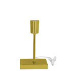 Luminária De Mesa Abajur Vintage Touch Dourado Metálico