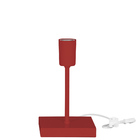 Luminária De Mesa Abajur Vintage Vermelho