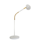 Luminária de Mesa Angel Com Cúpula Articulada Branca