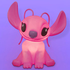 Luminaria De Mesa Angel Stitch Bivolt Com Lâmpada