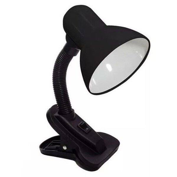 Luminaria De Mesa Articulavel Garra Luz Abajur Presilha Bivol