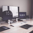 Luminária De Mesa Articulavel Para Escritorio Estudo Luz Dire