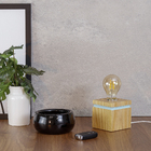 Luminária de Mesa Bege e Azul Madeira Playtime BM Lamps