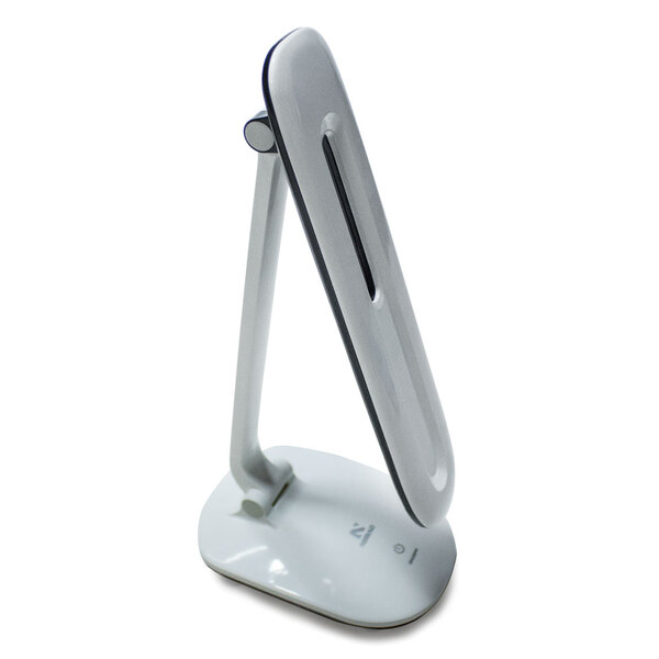 Luminária De Mesa Branca Led Com Bateria Sistema Touch Contro