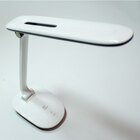 Luminária De Mesa Branca Led Com Bateria Sistema Touch Contro