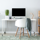 Luminária de Mesa Branca Metal Ter Inspire