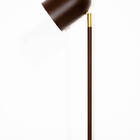 Luminária de Mesa Britney Com Cúpula Articulada Marrom Cortem