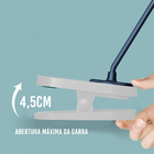 Luminaria De Mesa C/garra Flexivel Touch Led 3 Cores