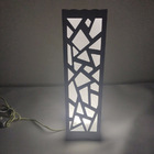 Luminária De Mesa Cabeceira 3 Tons Abajur Led Decoraçao Torre