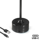 Luminária De Mesa Candeeiro Led Sem Fio Recarregável Grande P