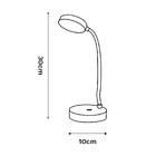 Luminária de Mesa Circle Branco 3,7V Inspire