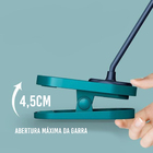 Luminaria De Mesa Com Garra Touch Articulavel Presilha Led 3