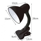 Luminária De Mesa Com Presilha Preta