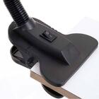 Luminária De Mesa Com Presilha Preta