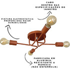 Luminária De Mesa De Jantar Sputnik 4 Braços