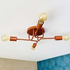 Luminária De Mesa De Jantar Sputnik 4 Braços