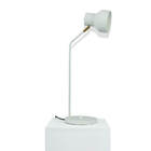 Luminária de Mesa Elizabeth Com Cúpula Articulada Branca