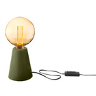 Luminária De Mesa Em Cerâmica – Ceramelo Verde Musgo