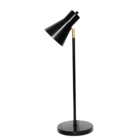 Luminária de Mesa Emma Com Cúpula Articulada Preta