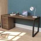 Luminária De Mesa Escovado 40cm Abajur E27 Bola Alumínio