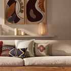 Luminária de Mesa Fibra de Bambú Sumba Marrom GMH