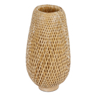 Luminária de Mesa Fibra de Bambú Sumba Marrom GMH