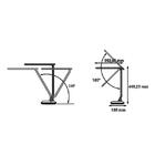 Luminária De Mesa Flynn Cinza Touch 9.5w Bivolt Opus - Hm-324