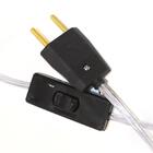 Luminária De Mesa Hera 14cm Preto Com Vidro Ambar Para 1 Lâmp