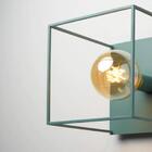 Luminária De Mesa Industrial Estrutura Metálica Para 1 Lâmpad