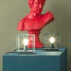 Luminária De Mesa Industrial Estrutura Metálica Para 1 Lâmpad