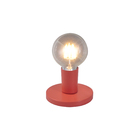 Luminária de Mesa Laranja Alumínio e Aço Hitech Attena